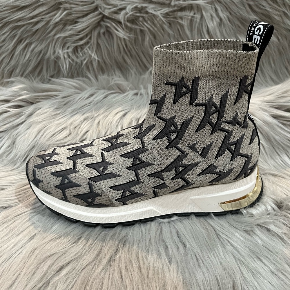 Karl Lagerfeld Women’s Logo Sock Sneakers, New